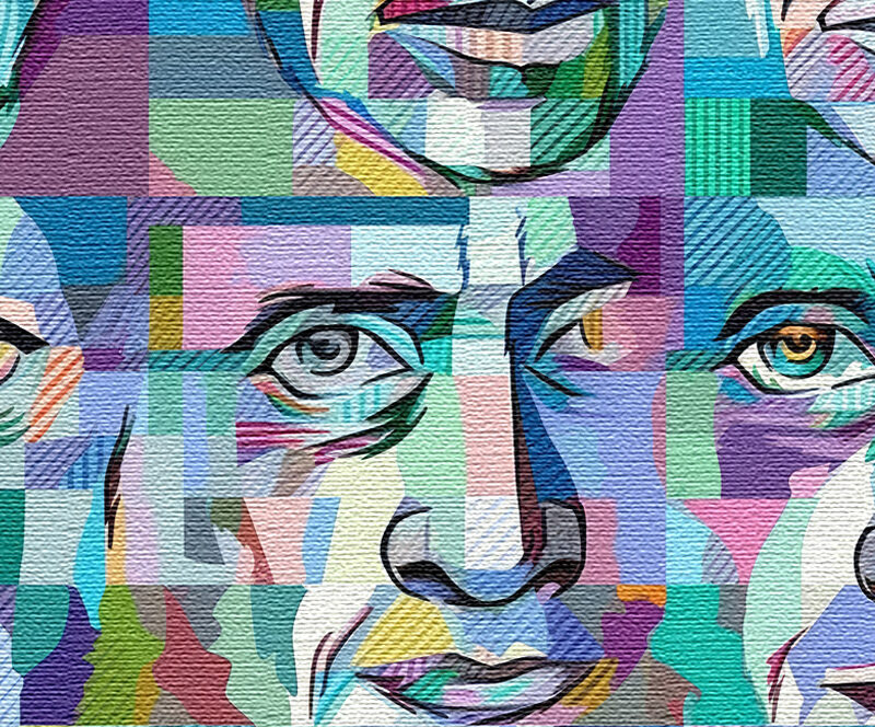 Eyes of Contemplation - A Mosaic of Mystical Abstraction